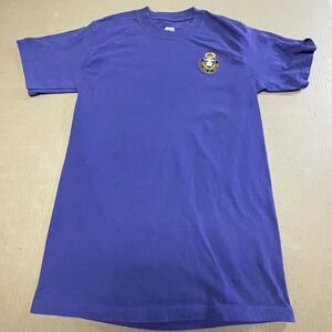 Hanes Beefy-T Army Purple Embroidered Chaplain Corps Emblem Shirt Mens Sz Small